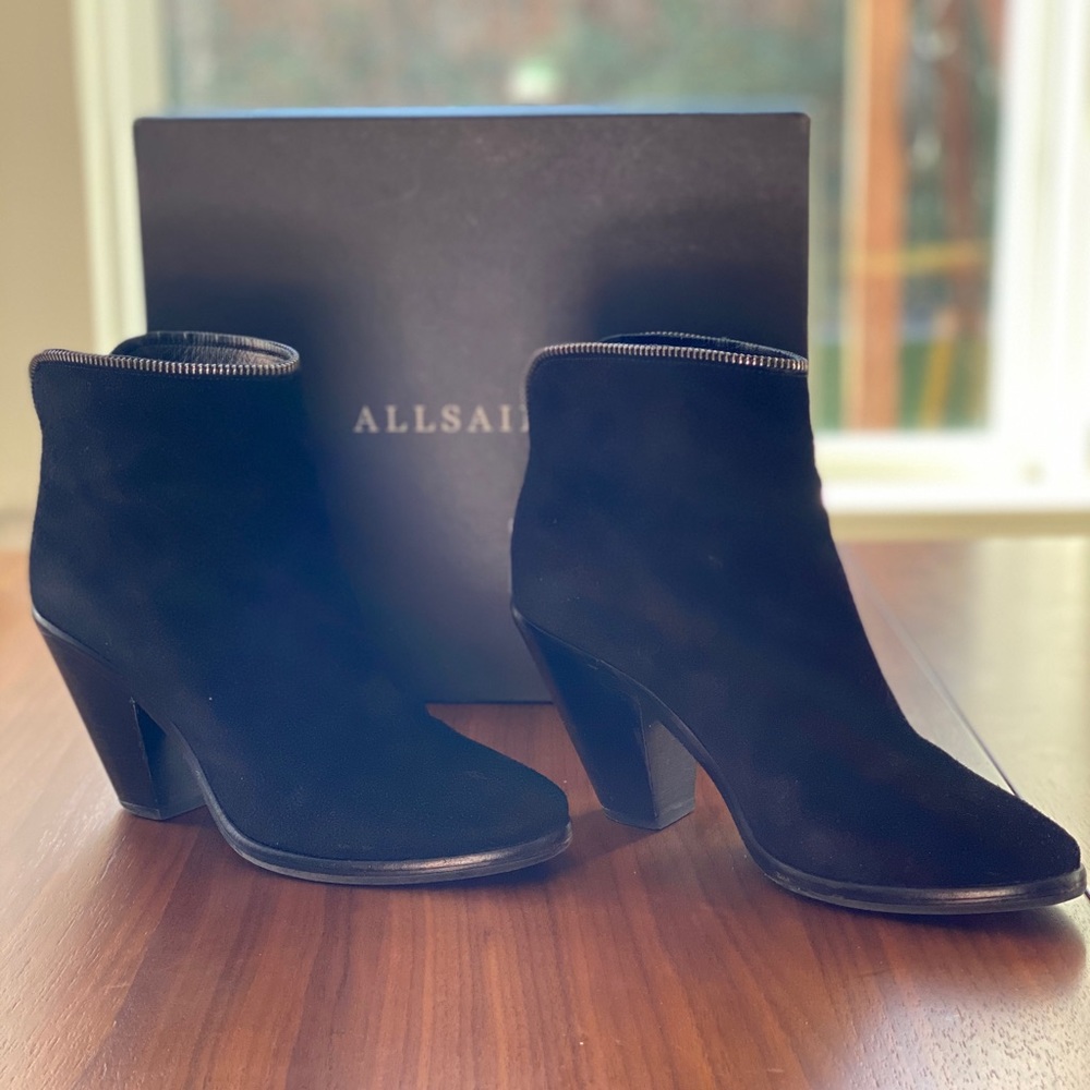 Allsaints Zip Jona Boots black 39 US 8.5